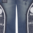 VIOLET PATCHED ARCH PANTS