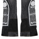 BLACK PATCHED ARCH PANTS