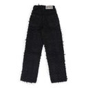 BLACK HUSK WIDE LEG PANTS
