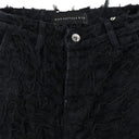 BLACK HUSK WIDE LEG PANTS