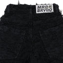 BLACK HUSK WIDE LEG PANTS