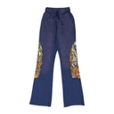 INDIGO FLAME GLASS SWEATPANTS