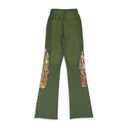 GREEN FLAME GLASS SWEATPANTS