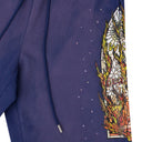 INDIGO FLAME GLASS SWEATSHORTS