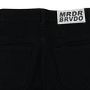 BLACK FLYAWAY STRAIGHT-FIT JEANS