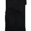 BLACK FLYAWAY STRAIGHT-FIT JEANS