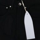 BLACK FLYAWAY STRAIGHT-FIT JEANS