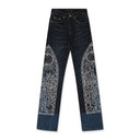 INDIGO COWBOY STRAIGHT-FIT JEANS