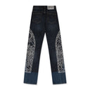 INDIGO COWBOY STRAIGHT-FIT JEANS