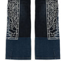 INDIGO COWBOY STRAIGHT-FIT JEANS