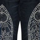 INDIGO COWBOY STRAIGHT-FIT JEANS