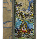 BLUE UNFURLED STRAIGHT-FIT JEANS