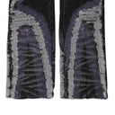 BLACK TECHNO STRAIGHT-FIT JEANS