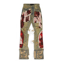 MULTI SANGRE STRAIGHT-FIT JEANS