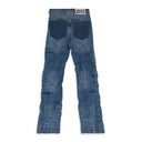 MULTI CINCHED STRAIGHT-FIT JEANS