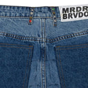 MULTI CINCHED STRAIGHT-FIT JEANS