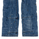 MULTI CINCHED STRAIGHT-FIT JEANS