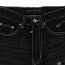 BLACK GNARLY STRAIGHT-FIT JEANS