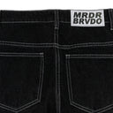 BLACK GNARLY STRAIGHT-FIT JEANS