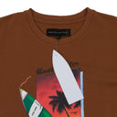 RUST ST LUCY JERSEY T-SHIRT
