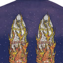 INDIGO FLAME GLASS HOODIE
