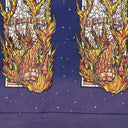 INDIGO FLAME GLASS HOODIE
