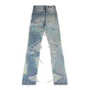 MULTICOLOR STUDDED RELAXED-FIT JEANS