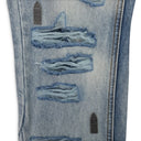 BLUE AMPLIFIED STRAIGHT-FIT JEANS