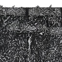 BLACK FOIL LEATHER PANTS