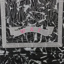 BLACK FOIL LEATHER PANTS