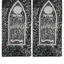 BLACK FOIL LEATHER PANTS