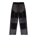 BLACK SEQUIN POCKET TROUSERS