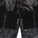 BLACK SEQUIN POCKET TROUSERS
