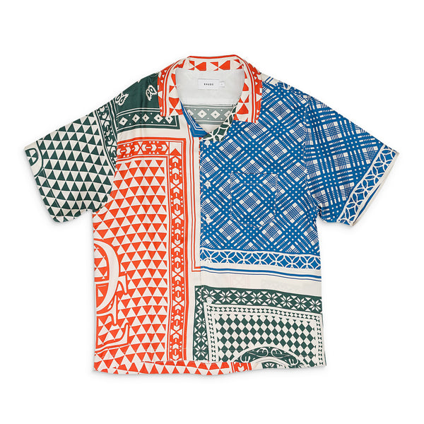 MULTICOLOR CARD BUTTON-DOWN SHIRT