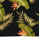BLACK SNAP HAWIIAN BUTTON-DOWN SHIRT