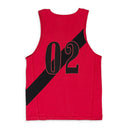 RED 2 STRIPE TANK TOP