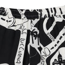 BLACK/WHITE STRADA SILK TRACK PANTS