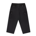 BLACK WASHED PARACHUTE PANTS TRACK PANTS