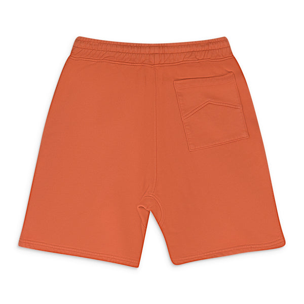 ORANGE SCRIPT LOGO SHORTS