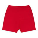 RED TERRY SHORTS