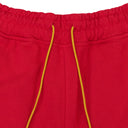 RED TERRY SHORTS