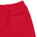 RED TERRY SHORTS