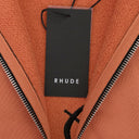 ORANGE ZIP UP HOODIE