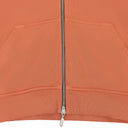ORANGE ZIP UP HOODIE