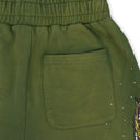 GREEN FLAME GLASS SWEATSHORTS