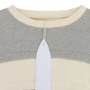 MULTICOLOR ARCHED COLLAGE SWEATSHIRT