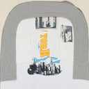 MULTICOLOR ARCHED COLLAGE SWEATSHIRT