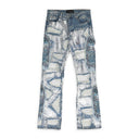 BLUE HEAVY METAL RELAXED-FIT JEANS