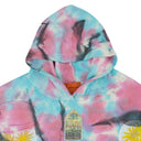 BLACK MELDED THERMAL PULLOVER HOODIE