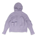 VIOLET MULTI POCKET SWEATSHIRT